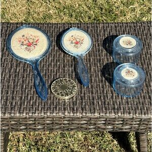 Vintage 1950s Plastic Cosmetic Set  Only $55!